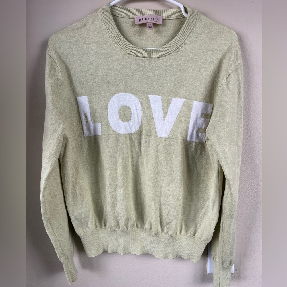 Philosophy Love Sweater